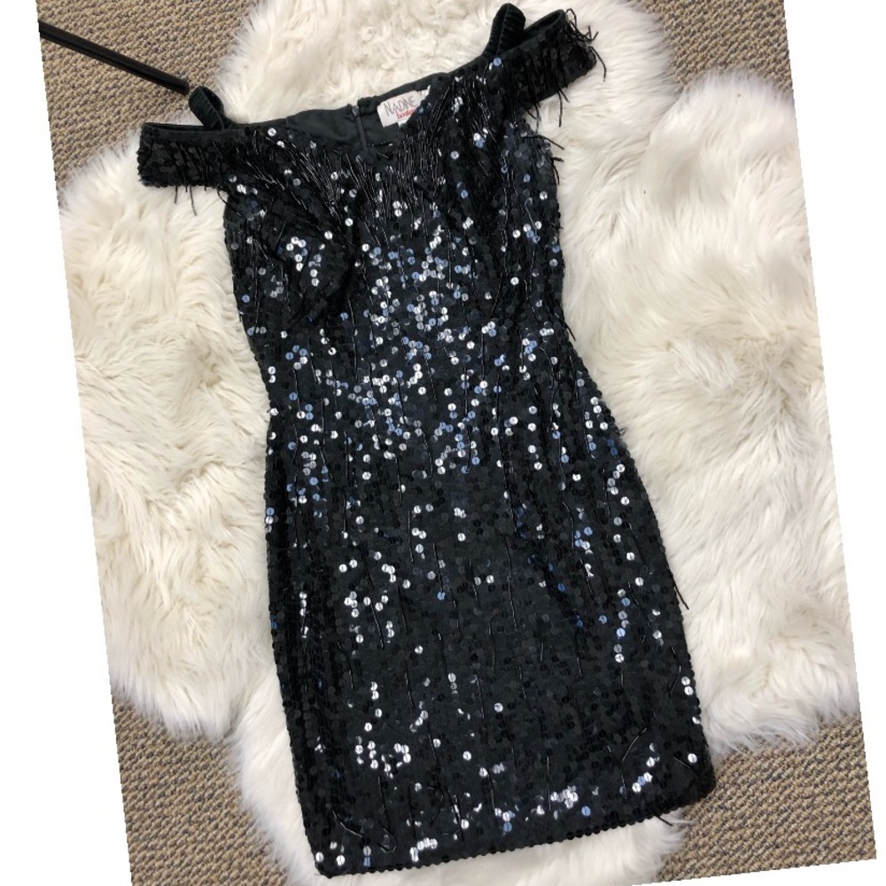 Vintage Cocktail Flapper Sequin Dress